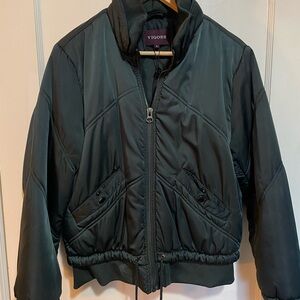 Vigoss Dark Green Puffer Jacket, Size Large